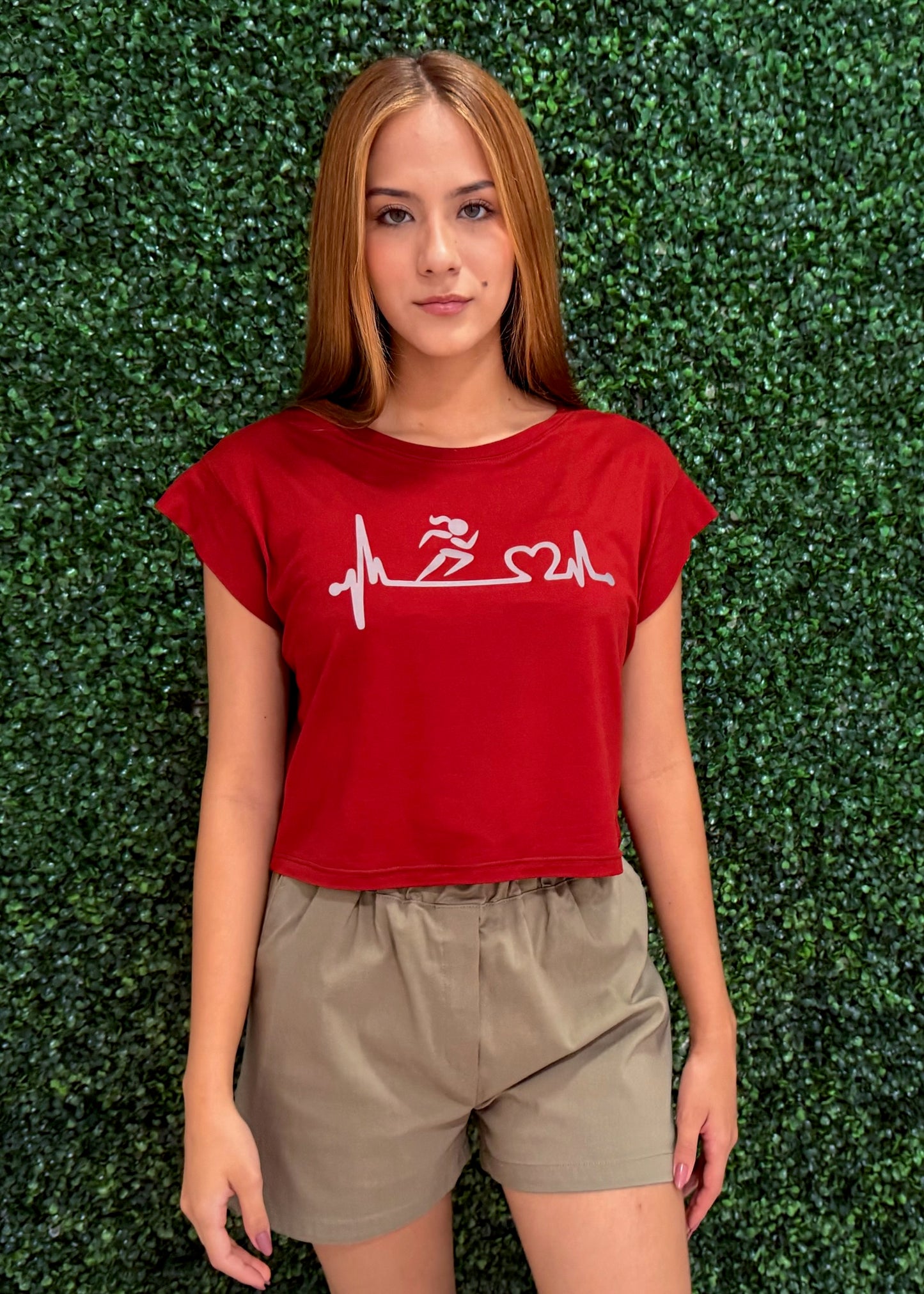 Terracota Silver Running Girl Shirt